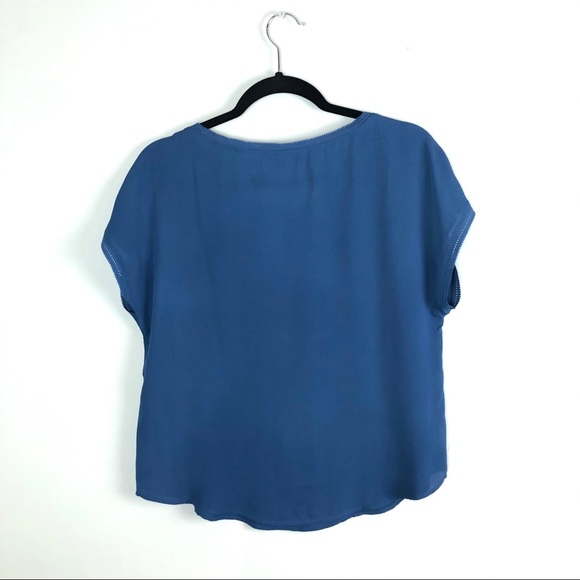 Banana Republic Picot Short Sleeve Blouse - Picture 3 of 6